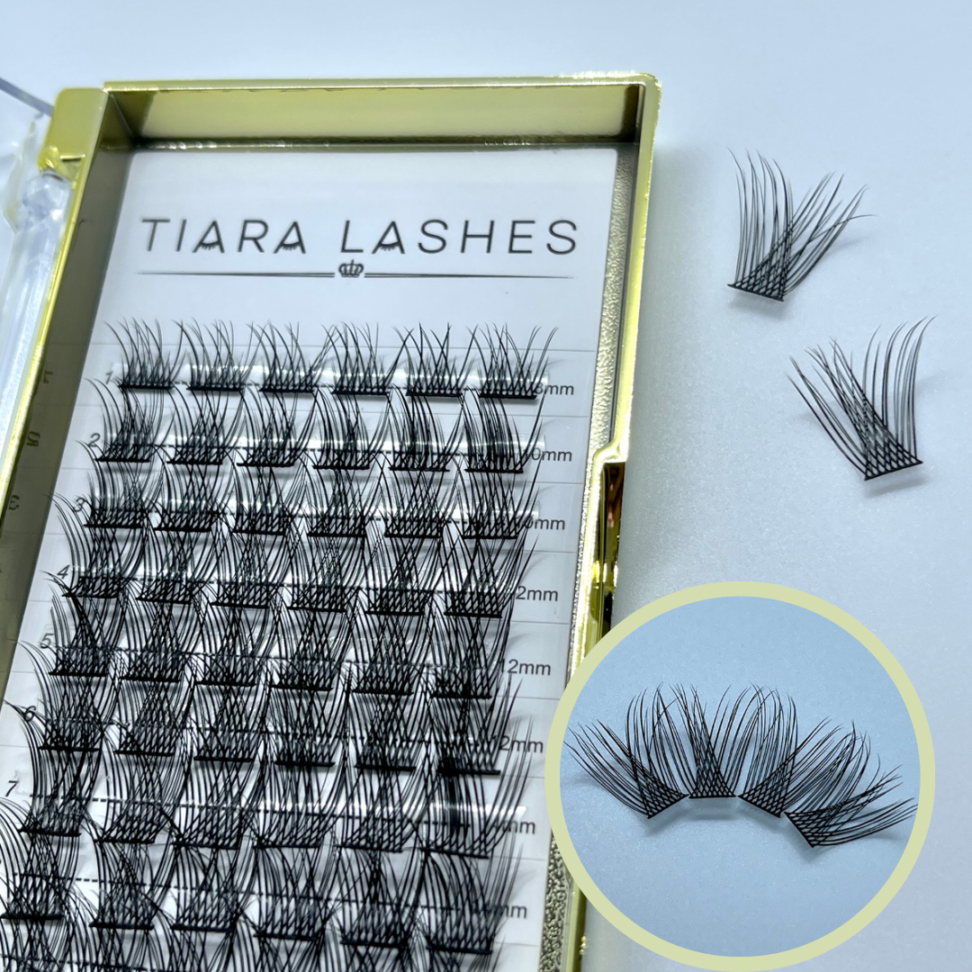 Lash Cluster NATURAL 72pcs